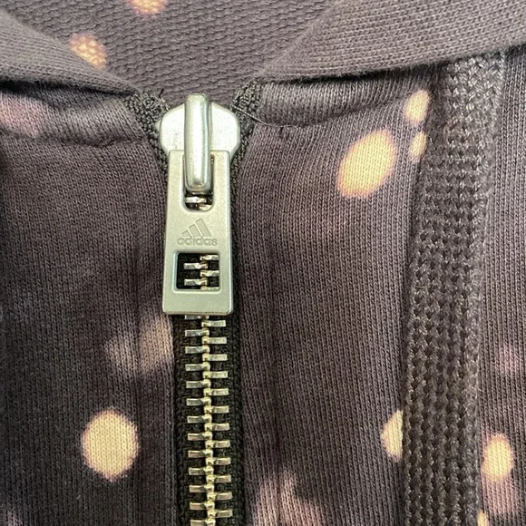 RARE Stella McCartney + Adidas distressed purple zip up hoodie - Picture 6 of 16
